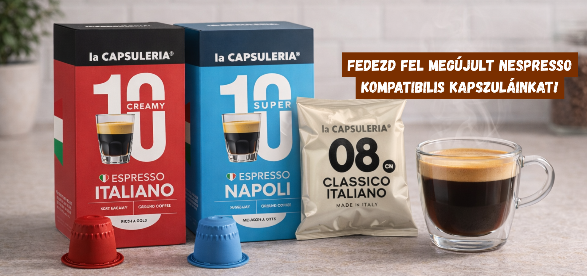 la Capsuleria - Egy kapszula Olaszország