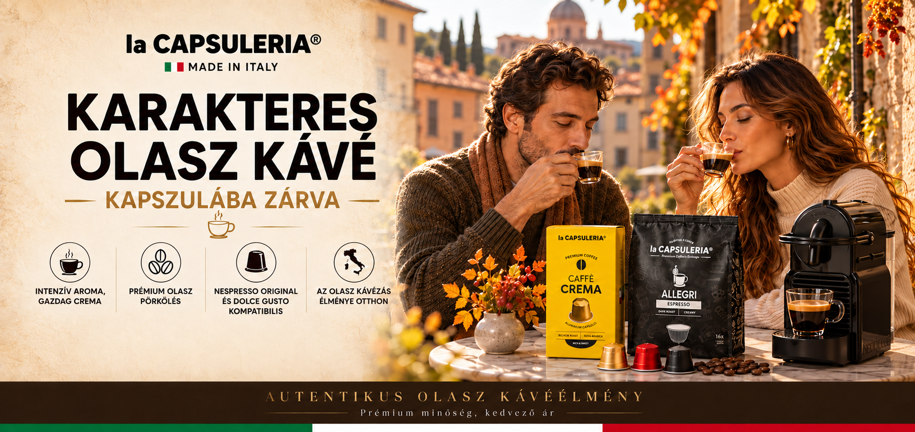 la Capsuleria - Egy kapszula Olaszország