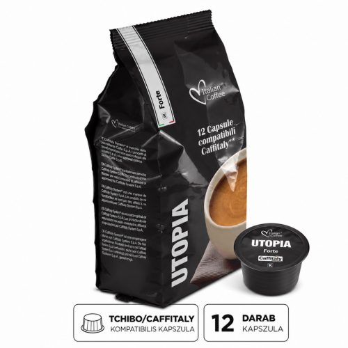   Caffè Utopia - 12 Tchibo®* / Caffitaly®* / Cafissimo®* kompatibilis kapszula