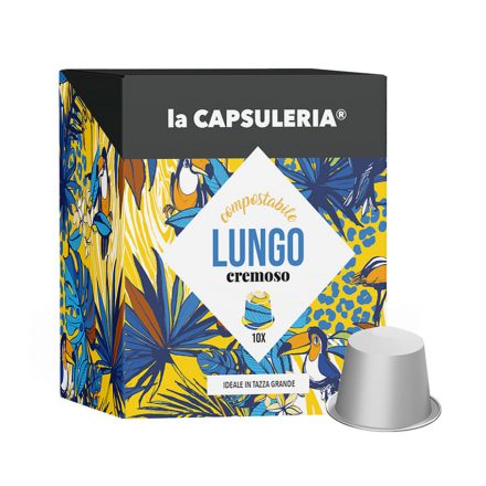 Lungo Cremoso kávé – Nespresso®-val kompatibilis kapszulák*