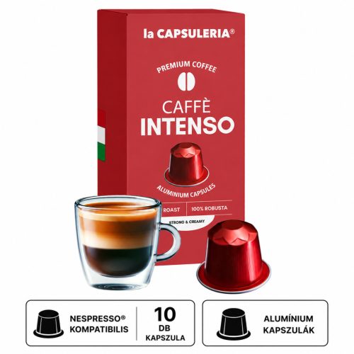   Intenso Caffe - Nespresso®-val kompatibilis alumínium kapszulák
