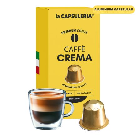 Caffe Crema - Nespresso®-val kompatibilis alumínium kapszulák