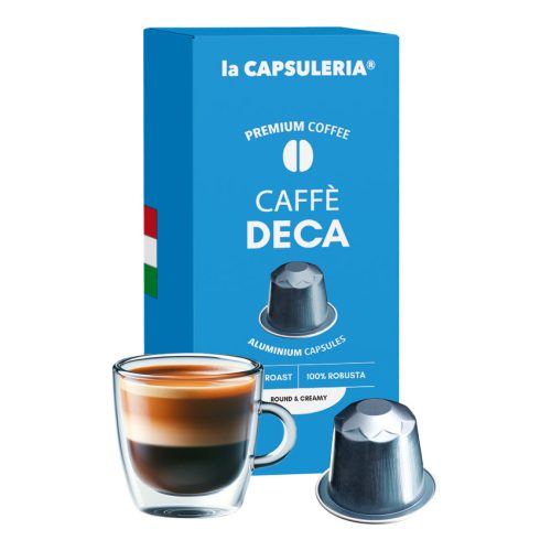   Deca Cofee (koffeinmentes kávé)– Nespresso®-val kompatibilis alumínium kapszulák
