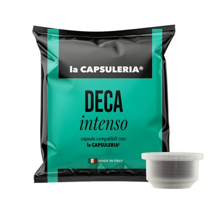 Deca Intenso Coffee - 10 db Koffeinmentes kávékapszula La Capsuleria rendszerhez